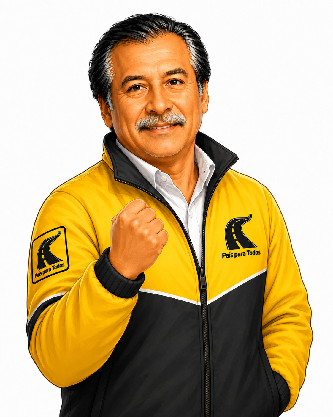 Carlos Cuya — El Tío Bigote, candidato a alcalde de Ate